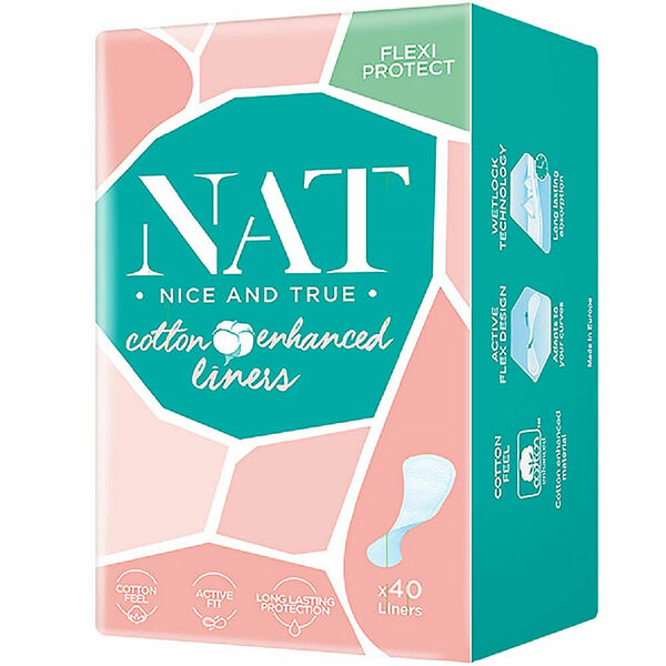 NAT nice & true Slipové vložky s bavlnou 40 ks porovnat ceny