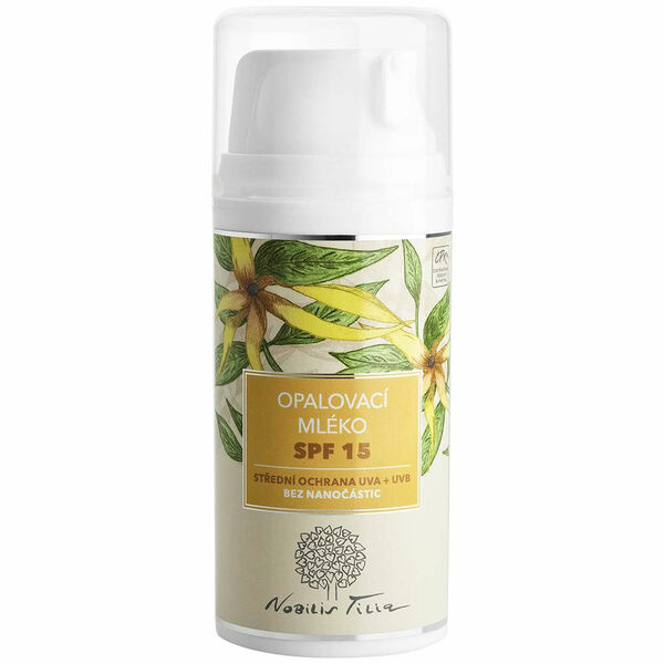 NOBILIS TILIA Opalovací mléko SPF 15 100 ml porovnat ceny