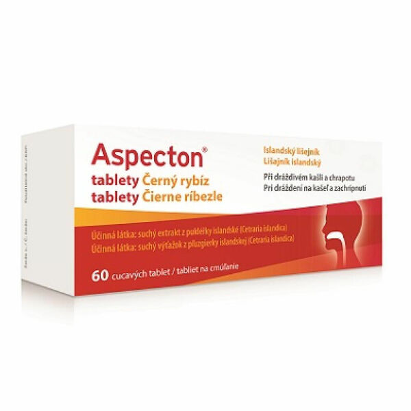 APOTEX Aspecton tablety na kašel černý rybíz 60 ks porovnat ceny