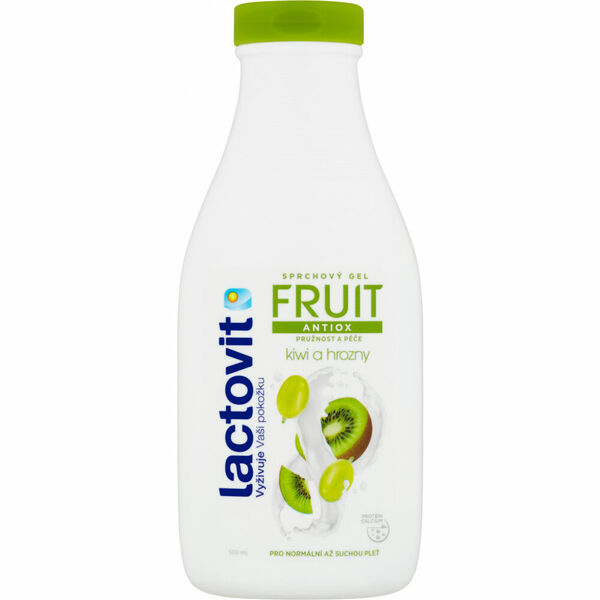 Lactovit Fruit Antiox kiwi a hrozny sprchový gel 500ml porovnat ceny