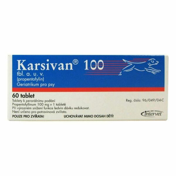 KARSIVAN 100 a.u.v. 60 tablet po 100 mg porovnání ceny