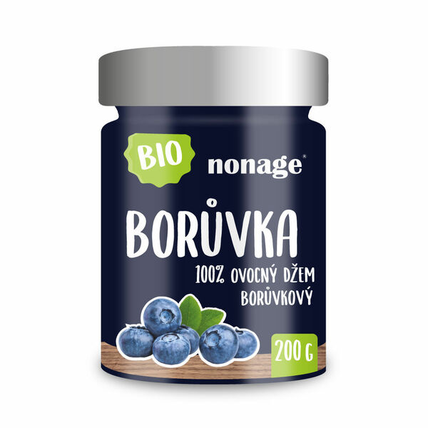 NONAGE Borůvkový ovocný džem premium BIO 200 g porovnat ceny