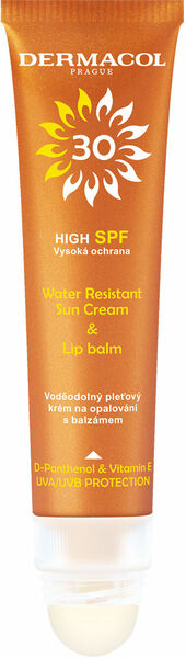 Dermacol  SUN Pleťový krém na opalování SPF30 s balzámem na rty SPF30 30 ml+ 3,2ml porovnat ceny