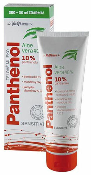 MedPharma Panthenol 10% Sensitive 200ml+30ml ZDARMA porovnat ceny