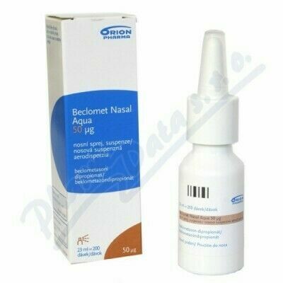 Beclomet Nasal Aqua 50μg nosní sprej 23ml porovnat ceny