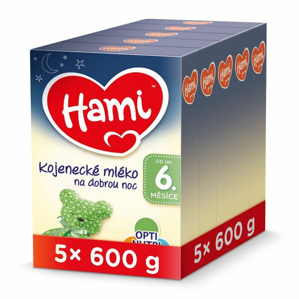 Hami Na dobrou noc 6m+ 5x600 g porovnat ceny