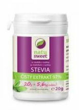 Stevia Natusweet ČISTÝ EXTRAKT 97% 20g porovnat ceny