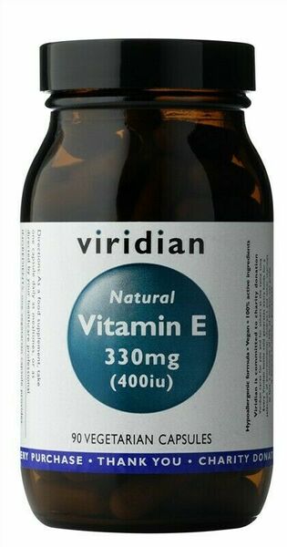 Viridian Vitamin E 330mg 400iu 90 kapslí porovnat ceny