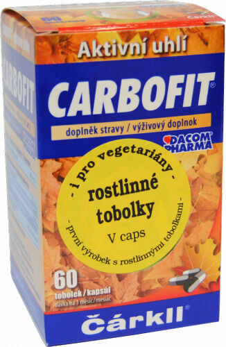 Dacom  Carbofit rostlinné tobolky 60 porovnat ceny