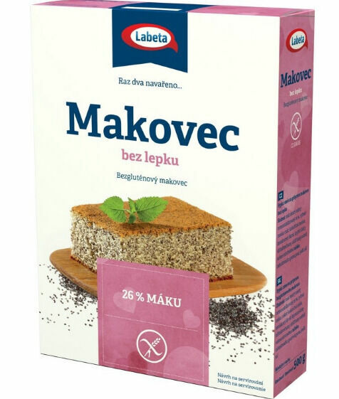 Labeta Makovec bez lepku 500g porovnat ceny