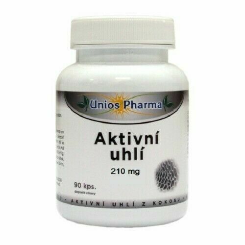 Uniospharma Aktivní uhlí 210mg tbl.90 porovnat ceny