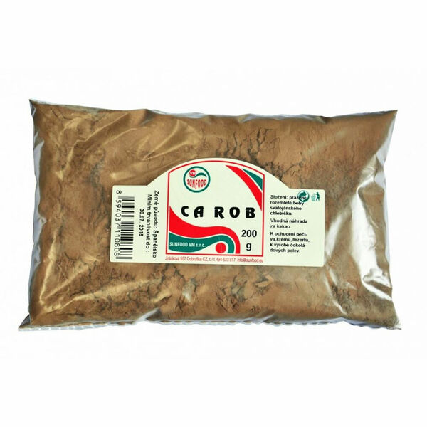 SUNFOOD Carob svatojánský chléb 200 g porovnat ceny