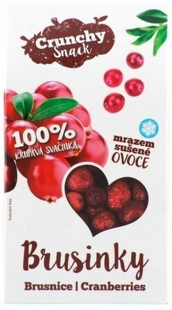Crunchy snack  ROYAL PHARMA® Brusinky sušené mrazem 15g porovnat ceny