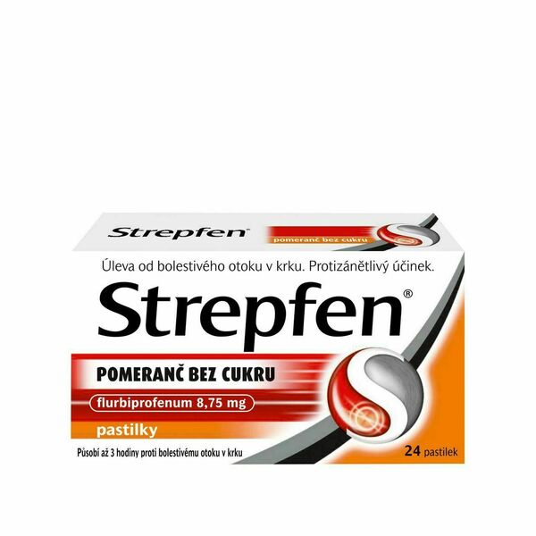 Strepfen Pastilky Pomeranč bez cukru 8.75mg 24ks porovnat ceny