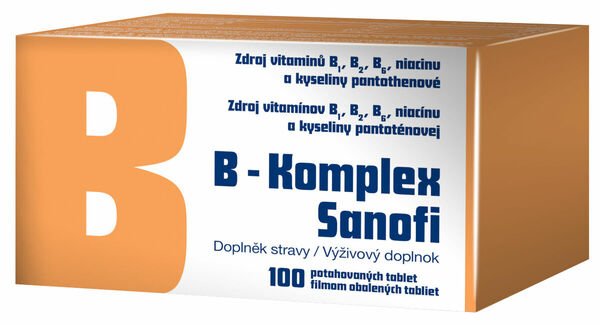 B-komplex Sanofi 100 tablet porovnat ceny