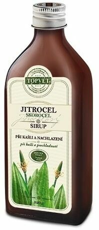 TOPVET Sirup jitrocel 320g sklo porovnat ceny