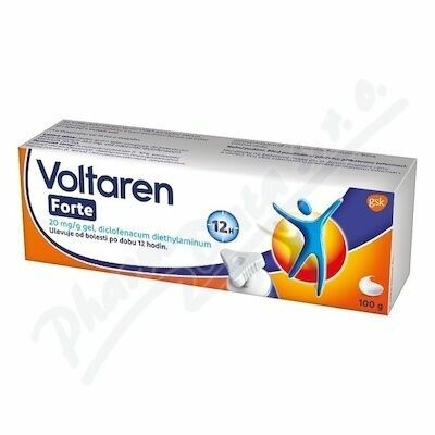 Voltaren Forte 20mg/g gel 100g IIB CZ porovnat ceny