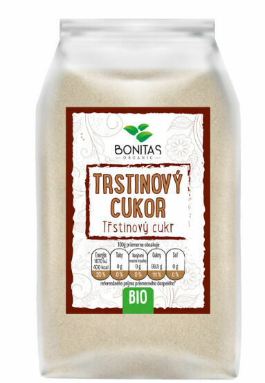 BONITAS BIO Třtinový cukr 500g porovnat ceny