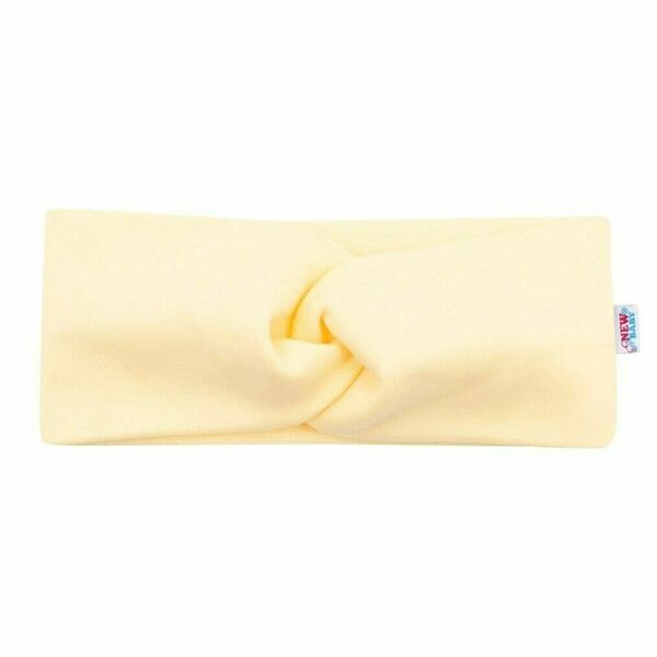 Kojenecká čelenka New Baby Style žlutá 40,5cm porovnat ceny