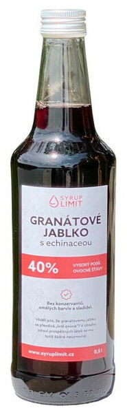 Syrup Limit - Granátové jablko s echinaceou sklo 500ml porovnat ceny
