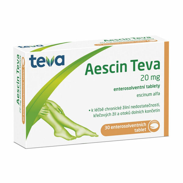AESCIN-TEVA  30X20MG Potahované tablety porovnat ceny