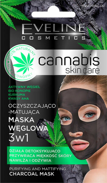 Eveline Cosmetics  Eveline CANNABIS Pleťová maska 7ml porovnat ceny
