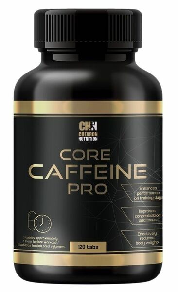 Chevron Nutrition Core Caffeine Pro 200mg 120 tablet porovnat ceny