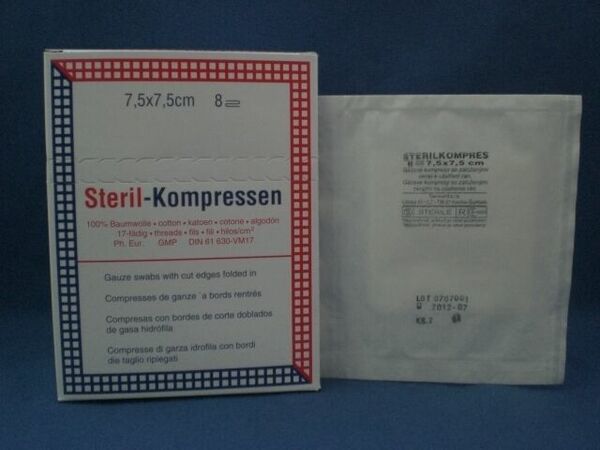 Gáza hydr.kompr.ster.7.5x7.5cm/2ks Steriwund porovnat ceny