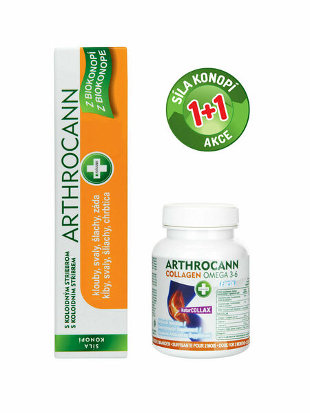 Annabis  Arthrocann gel 75ml + Arthrocann Collagen 60 tablet porovnat ceny