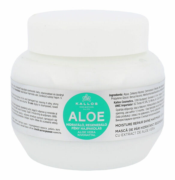 KALLOS Cosmetics Aloe Vera Maska na vlasy 275 ml porovnat ceny