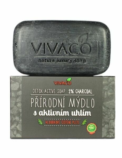 Vivaco - Přírodní mýdlo s aktivním uhlím 100g porovnat ceny