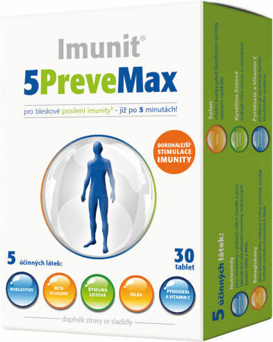 Imunit 5 PreveMax nukleotidy+betaglukan 30 tablet porovnat ceny