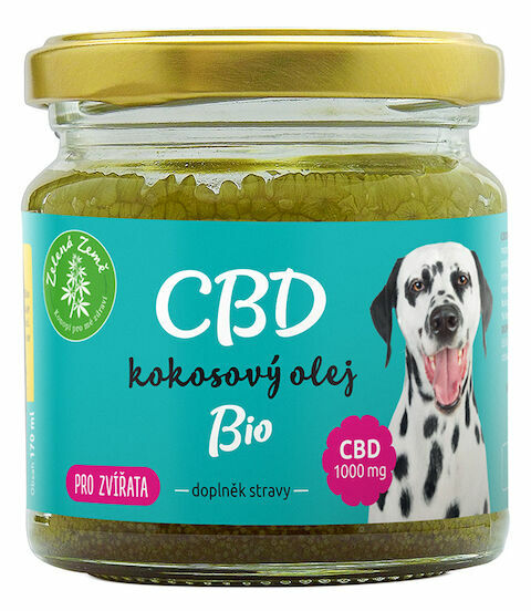 Zelená Země CBD kokosový olej pro zvířata 170ml porovnat ceny