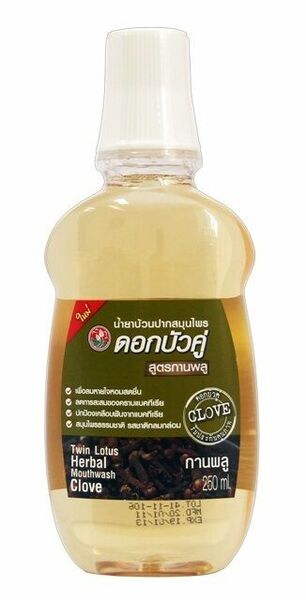 Twin Lotus Clove Mouthwash – hřebíčková ústní voda 250ml porovnat ceny