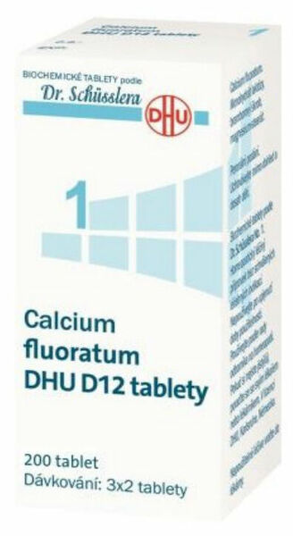 Dr.Schüssler  No.1 Calcium fluoratum DHU 200 tablet D5-D30 porovnat ceny