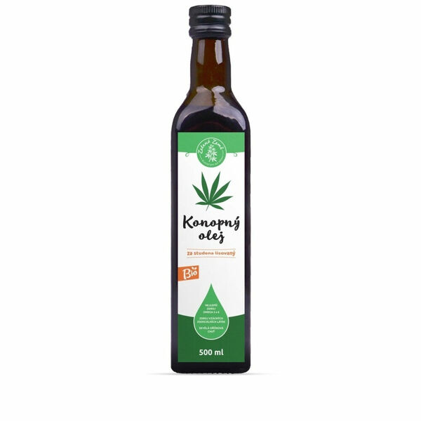 ZELENÁ ZEMĚ Konopný olej 500 ml BIO porovnat ceny