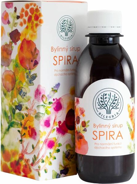 Bilegria SPIRA bylinný sirup na dýchací cesty, s pomeranči 200ml porovnat ceny