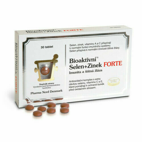 Bioaktivní Selen+Zinek FORTE tbl.30 porovnat ceny