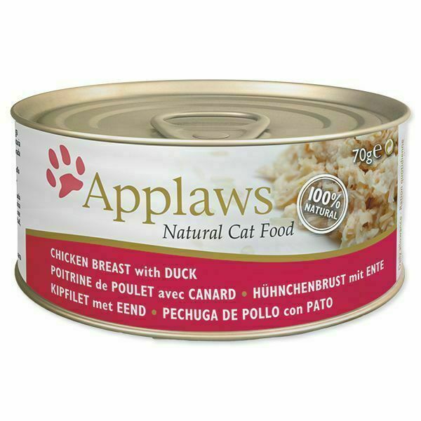 Applaws Cat Konzerva kuřecí prsa a kachna 70g porovnat ceny