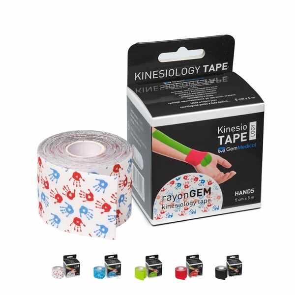 GemMedical  rayonGEM kinesiology tape 5cmx5m hands porovnat ceny
