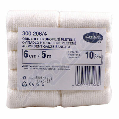 Obin. hydrofil.plet.nesteril.6cmx5m bal.10 porovnat ceny