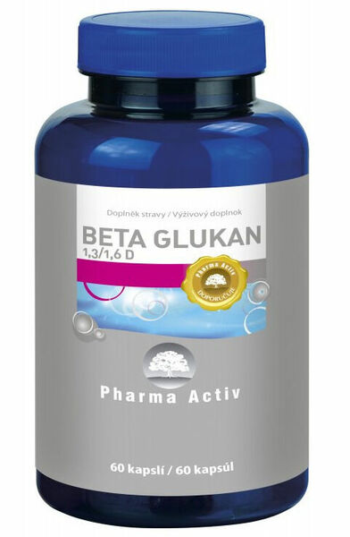 Pharma Activ Beta Glukan 1,3/1,6 D, 60 kapslí porovnat ceny