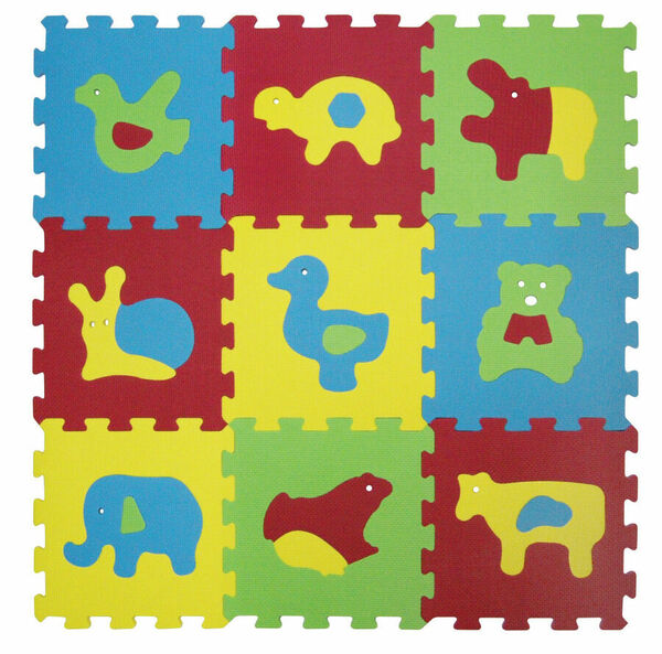 Ludi  II. jakost Puzzle pěnové 84x84 cm zvířátka Basic porovnat ceny