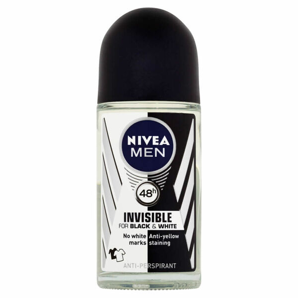NIVEA Men Invisible for B&W Power Kuličkový antiperspirant pro muže 50 ml porovnat ceny