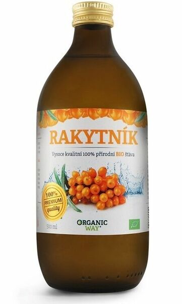 Organic Way  Rakytník Bio 100% šťáva premium quality 500ml porovnat ceny