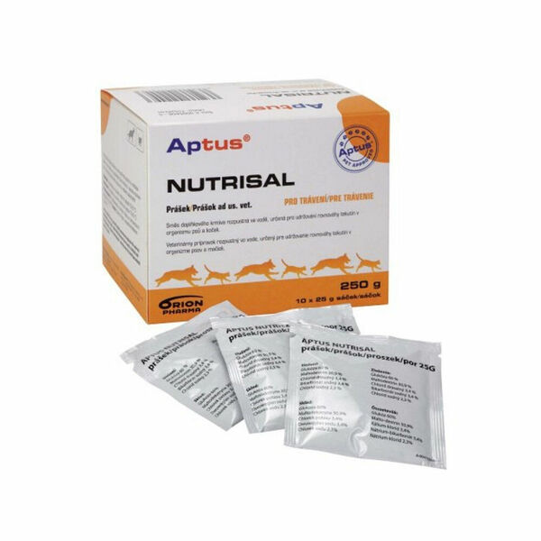 APTUS Nutrisal prášek pro psy a kočky 10x25 g porovnat ceny