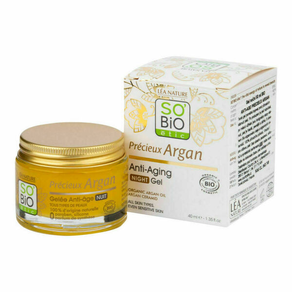 SO´BIO étic Gel noční Anti-age Precieux Argan BIO 50ml porovnat ceny