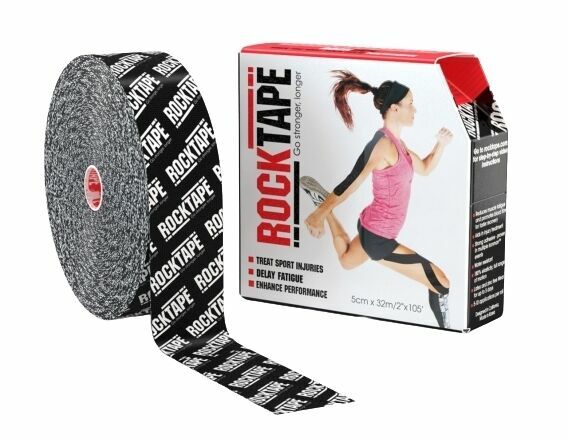 RockTape bulk kinesiologický tejp - logo black 32m porovnat ceny