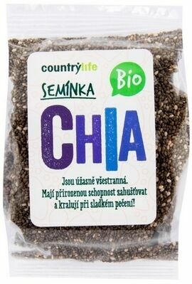 Country Life Chia semínka BIO 100g porovnat ceny