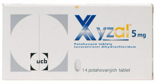 Xyzal 5mg potahová tablety 14ks porovnat ceny